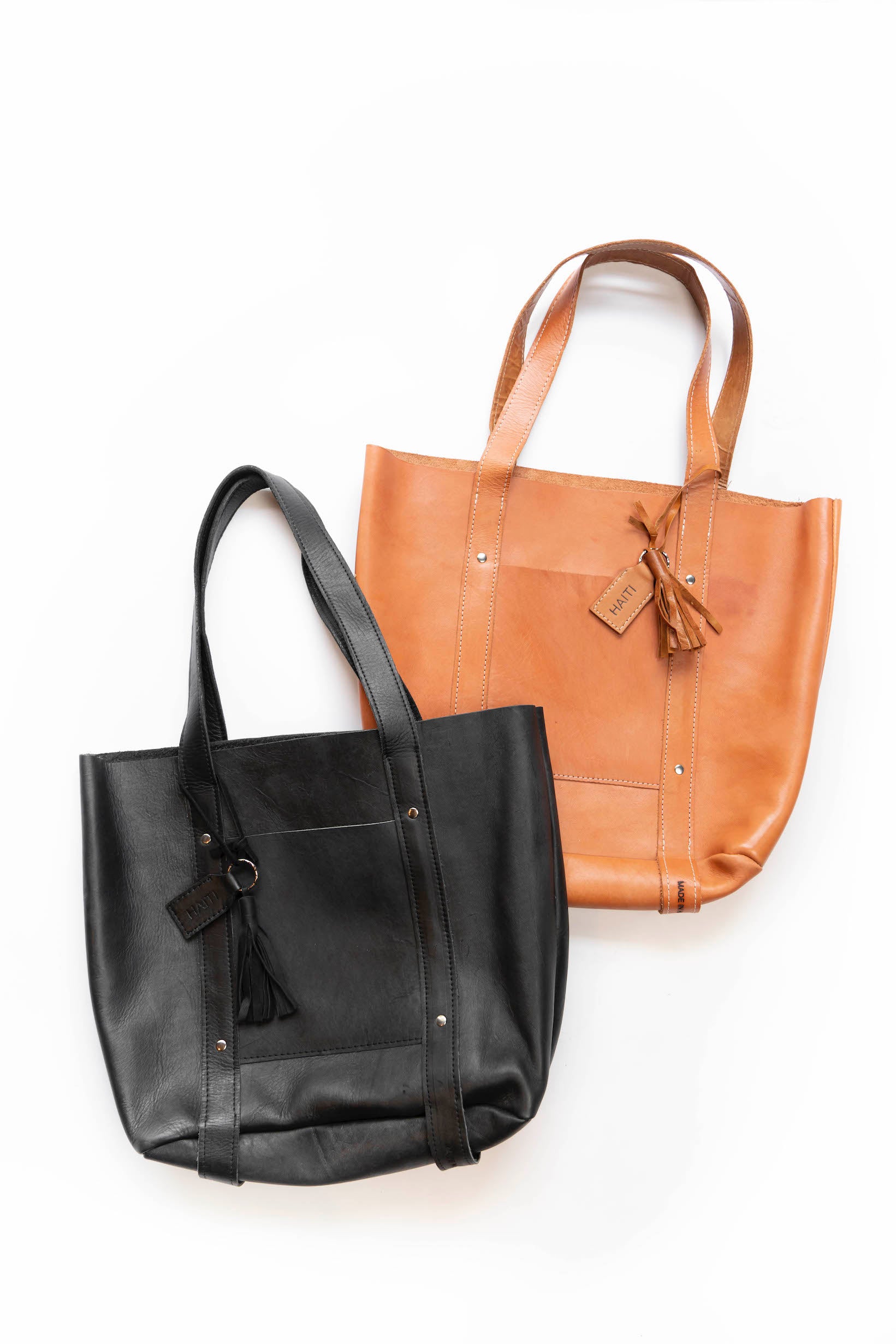 Large Tan Leather Tote